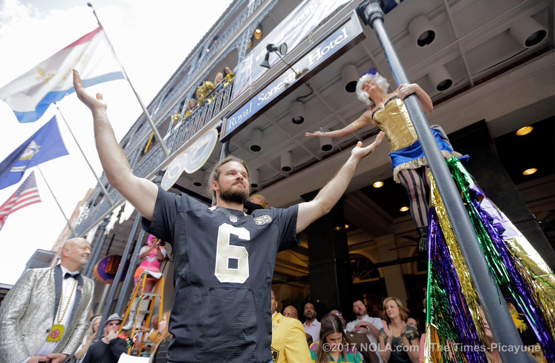 Our favorite photos from Friday's Mardi Gras fun